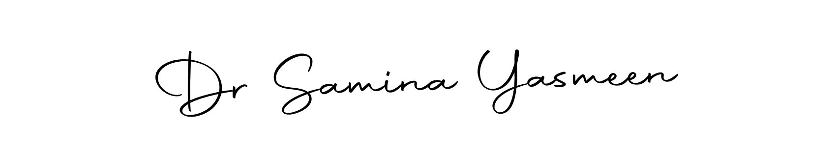 Also You can easily find your signature by using the search form. We will create Dr Samina Yasmeen name handwritten signature images for you free of cost using Autography-DOLnW sign style. Dr Samina Yasmeen signature style 10 images and pictures png