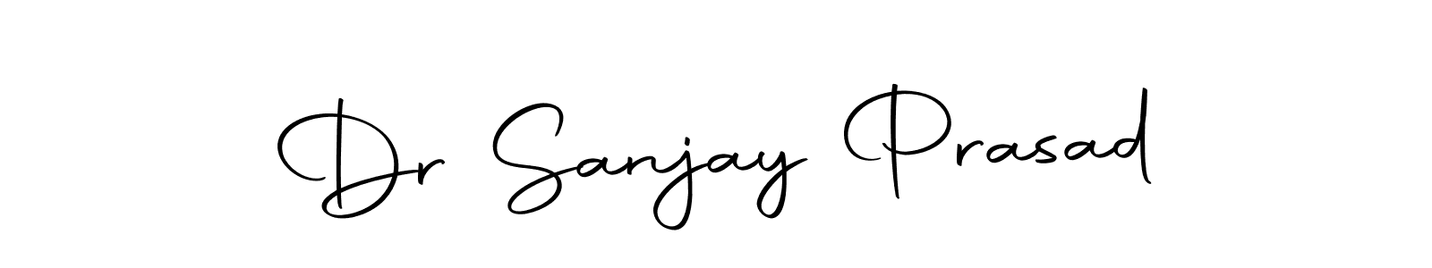 Create a beautiful signature design for name Dr Sanjay Prasad. With this signature (Autography-DOLnW) fonts, you can make a handwritten signature for free. Dr Sanjay Prasad signature style 10 images and pictures png