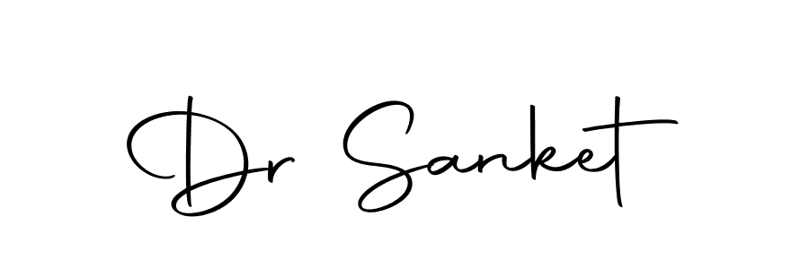 Design your own signature with our free online signature maker. With this signature software, you can create a handwritten (Autography-DOLnW) signature for name Dr Sanket. Dr Sanket signature style 10 images and pictures png