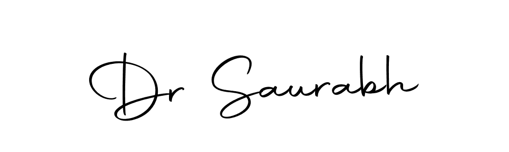 Design your own signature with our free online signature maker. With this signature software, you can create a handwritten (Autography-DOLnW) signature for name Dr Saurabh. Dr Saurabh signature style 10 images and pictures png