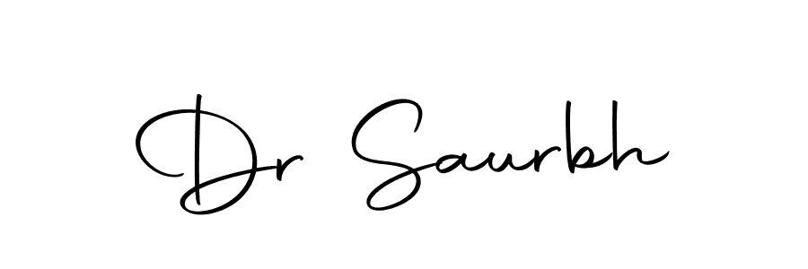 Create a beautiful signature design for name Dr Saurbh. With this signature (Autography-DOLnW) fonts, you can make a handwritten signature for free. Dr Saurbh signature style 10 images and pictures png