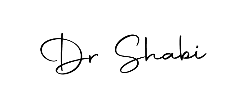 How to make Dr Shabi signature? Autography-DOLnW is a professional autograph style. Create handwritten signature for Dr Shabi name. Dr Shabi signature style 10 images and pictures png