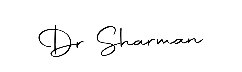 Create a beautiful signature design for name Dr Sharman. With this signature (Autography-DOLnW) fonts, you can make a handwritten signature for free. Dr Sharman signature style 10 images and pictures png