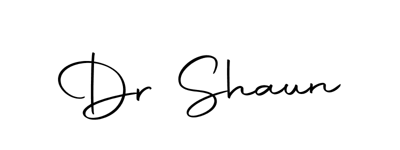 How to make Dr Shaun name signature. Use Autography-DOLnW style for creating short signs online. This is the latest handwritten sign. Dr Shaun signature style 10 images and pictures png