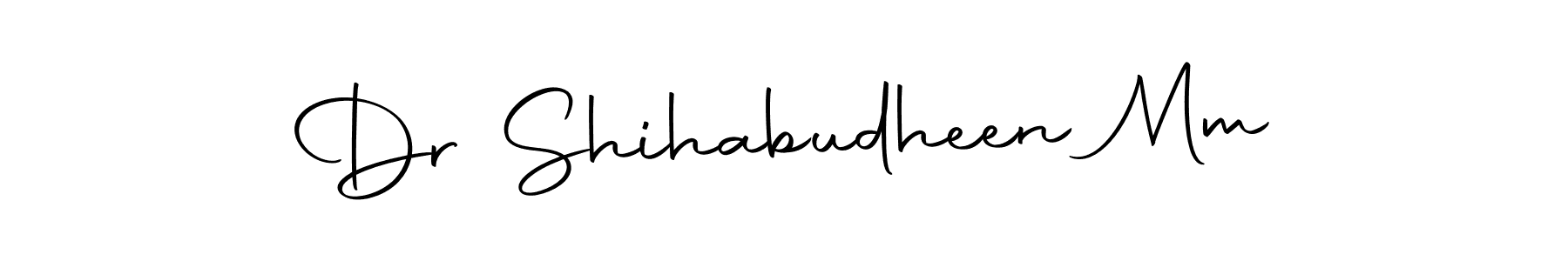 Also we have Dr Shihabudheen Mm name is the best signature style. Create professional handwritten signature collection using Autography-DOLnW autograph style. Dr Shihabudheen Mm signature style 10 images and pictures png