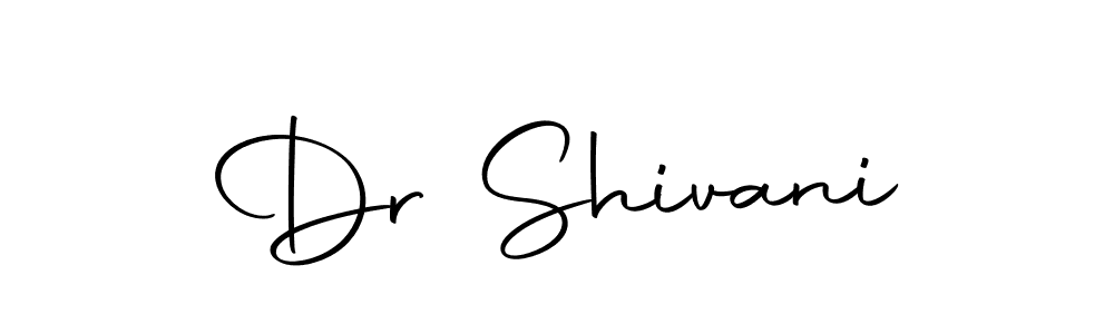 Create a beautiful signature design for name Dr Shivani. With this signature (Autography-DOLnW) fonts, you can make a handwritten signature for free. Dr Shivani signature style 10 images and pictures png