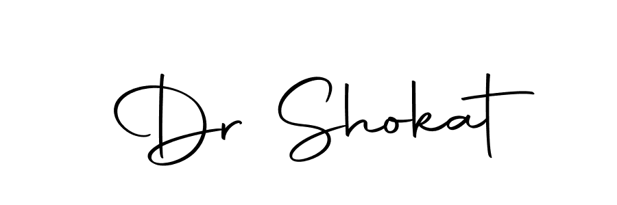 Make a beautiful signature design for name Dr Shokat. With this signature (Autography-DOLnW) style, you can create a handwritten signature for free. Dr Shokat signature style 10 images and pictures png