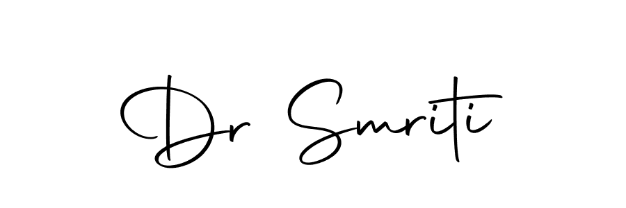 It looks lik you need a new signature style for name Dr Smriti. Design unique handwritten (Autography-DOLnW) signature with our free signature maker in just a few clicks. Dr Smriti signature style 10 images and pictures png