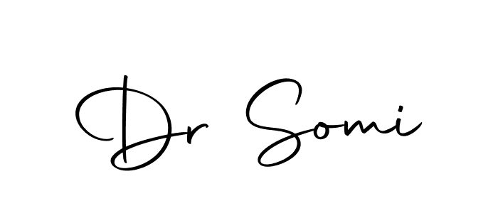 Design your own signature with our free online signature maker. With this signature software, you can create a handwritten (Autography-DOLnW) signature for name Dr Somi. Dr Somi signature style 10 images and pictures png