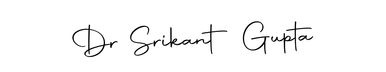 Design your own signature with our free online signature maker. With this signature software, you can create a handwritten (Autography-DOLnW) signature for name Dr Srikant Gupta. Dr Srikant Gupta signature style 10 images and pictures png