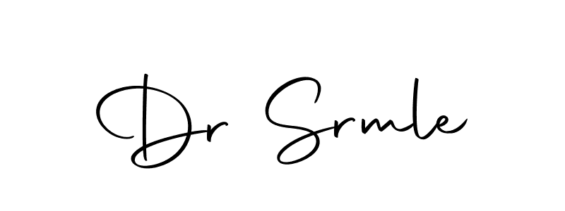 You should practise on your own different ways (Autography-DOLnW) to write your name (Dr Srmle) in signature. don't let someone else do it for you. Dr Srmle signature style 10 images and pictures png