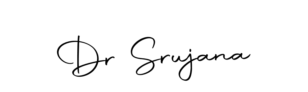 Create a beautiful signature design for name Dr Srujana. With this signature (Autography-DOLnW) fonts, you can make a handwritten signature for free. Dr Srujana signature style 10 images and pictures png