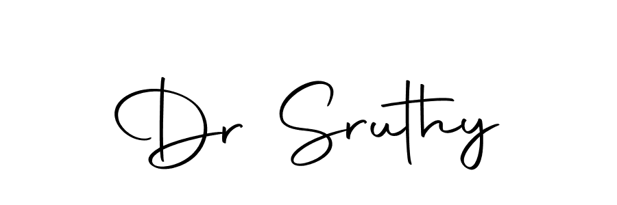 It looks lik you need a new signature style for name Dr Sruthy. Design unique handwritten (Autography-DOLnW) signature with our free signature maker in just a few clicks. Dr Sruthy signature style 10 images and pictures png