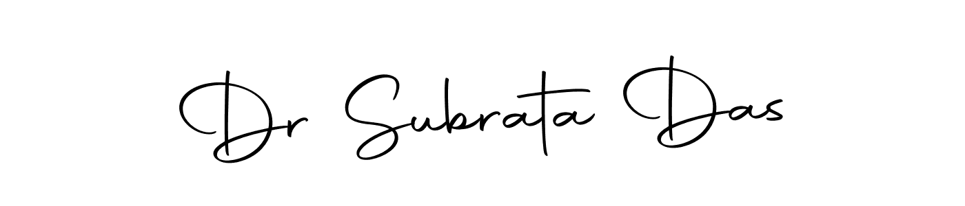 How to make Dr Subrata Das name signature. Use Autography-DOLnW style for creating short signs online. This is the latest handwritten sign. Dr Subrata Das signature style 10 images and pictures png