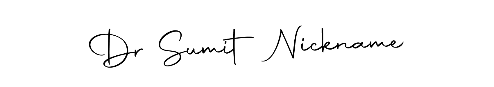 Autography-DOLnW is a professional signature style that is perfect for those who want to add a touch of class to their signature. It is also a great choice for those who want to make their signature more unique. Get Dr Sumit Nickname name to fancy signature for free. Dr Sumit Nickname signature style 10 images and pictures png