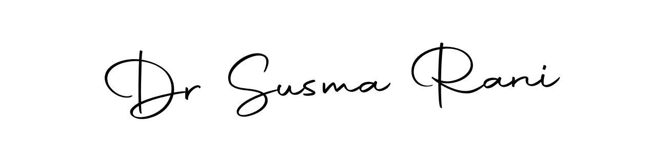 Make a beautiful signature design for name Dr Susma Rani. With this signature (Autography-DOLnW) style, you can create a handwritten signature for free. Dr Susma Rani signature style 10 images and pictures png