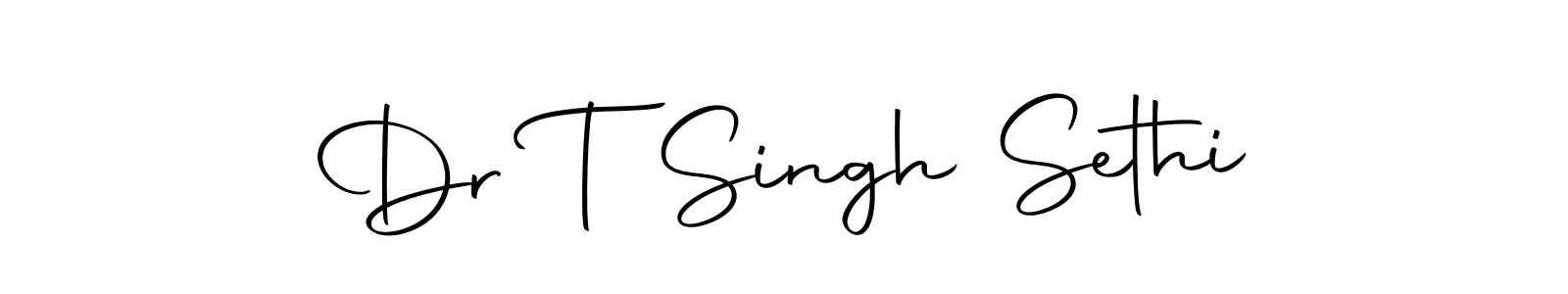 Make a beautiful signature design for name Dr T Singh Sethi. With this signature (Autography-DOLnW) style, you can create a handwritten signature for free. Dr T Singh Sethi signature style 10 images and pictures png