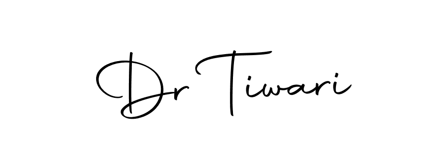 How to make Dr Tiwari name signature. Use Autography-DOLnW style for creating short signs online. This is the latest handwritten sign. Dr Tiwari signature style 10 images and pictures png