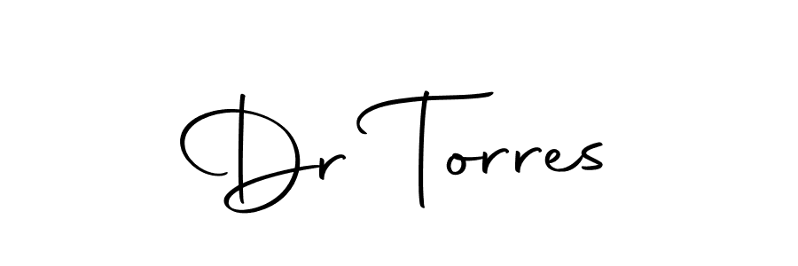 Dr Torres stylish signature style. Best Handwritten Sign (Autography-DOLnW) for my name. Handwritten Signature Collection Ideas for my name Dr Torres. Dr Torres signature style 10 images and pictures png