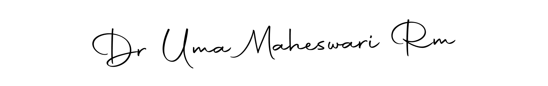 The best way (Autography-DOLnW) to make a short signature is to pick only two or three words in your name. The name Dr Uma Maheswari Rm include a total of six letters. For converting this name. Dr Uma Maheswari Rm signature style 10 images and pictures png