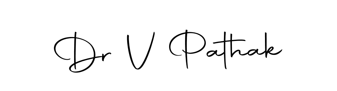 if you are searching for the best signature style for your name Dr V Pathak. so please give up your signature search. here we have designed multiple signature styles  using Autography-DOLnW. Dr V Pathak signature style 10 images and pictures png