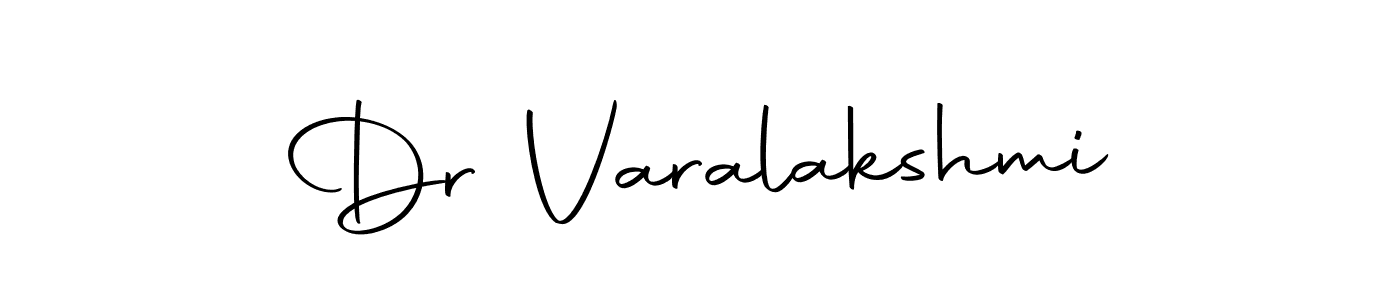 How to make Dr Varalakshmi name signature. Use Autography-DOLnW style for creating short signs online. This is the latest handwritten sign. Dr Varalakshmi signature style 10 images and pictures png