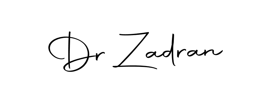 How to Draw Dr Zadran signature style? Autography-DOLnW is a latest design signature styles for name Dr Zadran. Dr Zadran signature style 10 images and pictures png