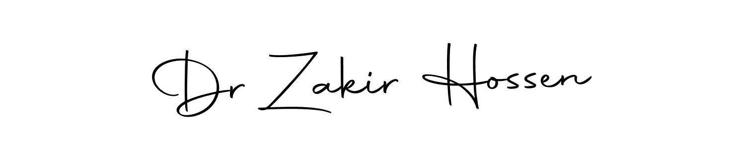 Use a signature maker to create a handwritten signature online. With this signature software, you can design (Autography-DOLnW) your own signature for name Dr Zakir Hossen. Dr Zakir Hossen signature style 10 images and pictures png