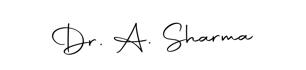 Also we have Dr. A. Sharma name is the best signature style. Create professional handwritten signature collection using Autography-DOLnW autograph style. Dr. A. Sharma signature style 10 images and pictures png