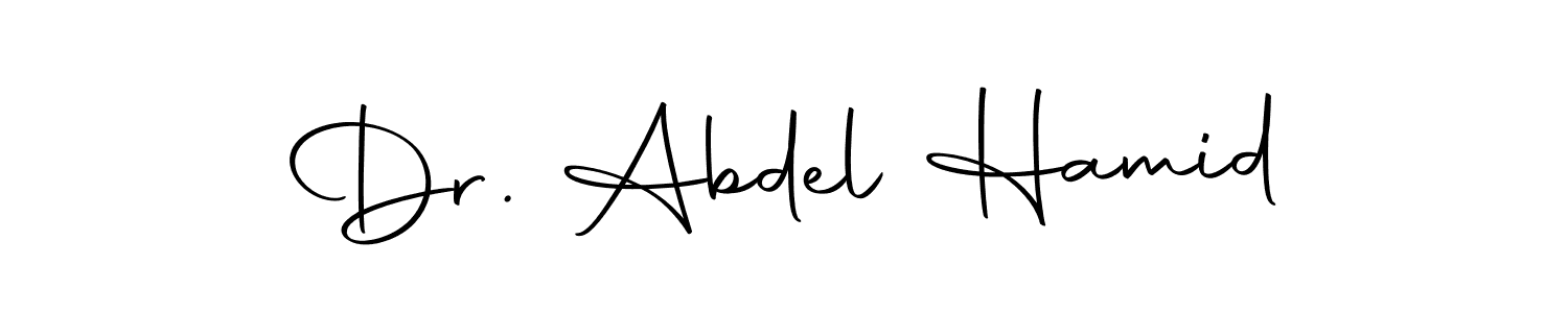 Create a beautiful signature design for name Dr. Abdel Hamid. With this signature (Autography-DOLnW) fonts, you can make a handwritten signature for free. Dr. Abdel Hamid signature style 10 images and pictures png