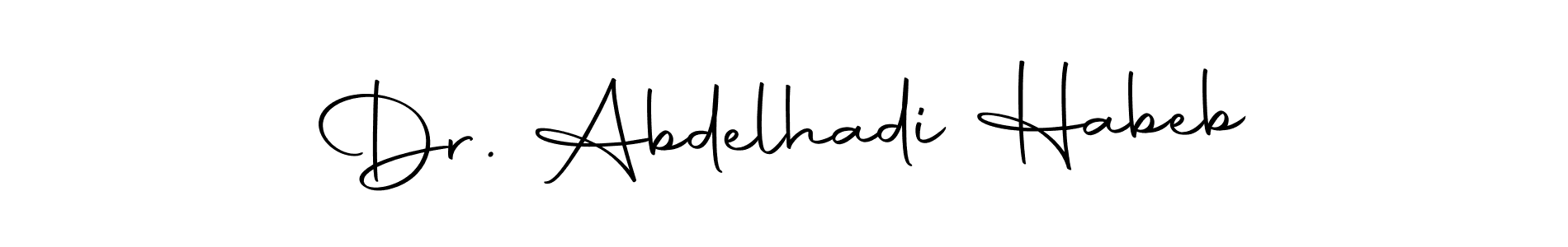 You can use this online signature creator to create a handwritten signature for the name Dr. Abdelhadi Habeb. This is the best online autograph maker. Dr. Abdelhadi Habeb signature style 10 images and pictures png