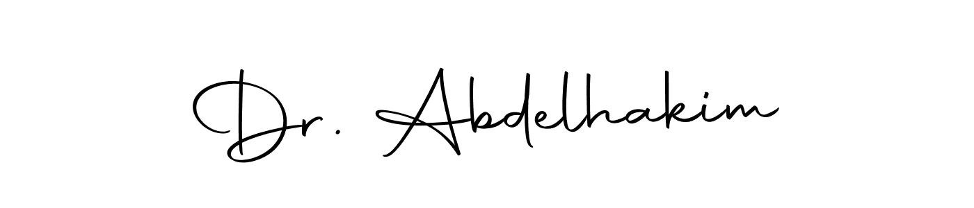 It looks lik you need a new signature style for name Dr. Abdelhakim. Design unique handwritten (Autography-DOLnW) signature with our free signature maker in just a few clicks. Dr. Abdelhakim signature style 10 images and pictures png