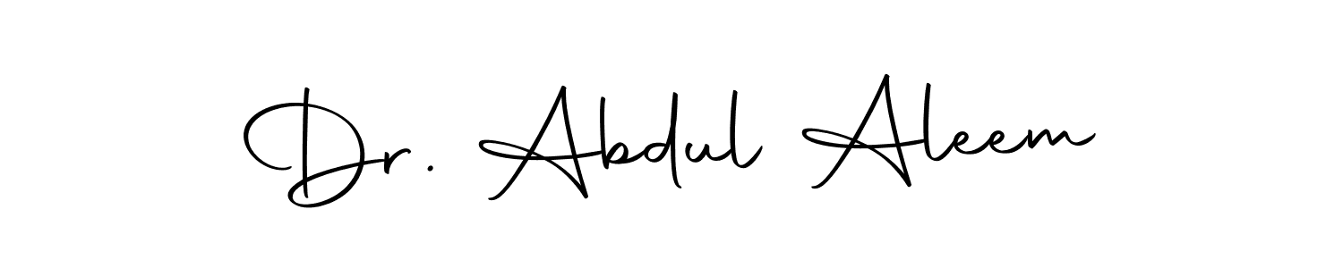 You can use this online signature creator to create a handwritten signature for the name Dr. Abdul Aleem. This is the best online autograph maker. Dr. Abdul Aleem signature style 10 images and pictures png