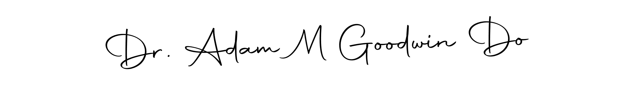 The best way (Autography-DOLnW) to make a short signature is to pick only two or three words in your name. The name Dr. Adam M Goodwin Do include a total of six letters. For converting this name. Dr. Adam M Goodwin Do signature style 10 images and pictures png