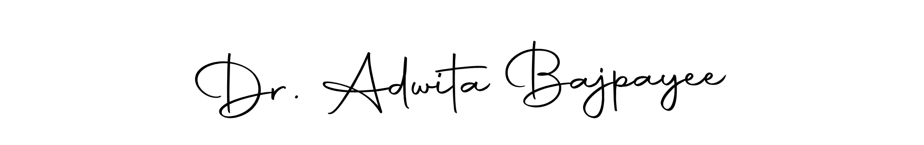 See photos of Dr. Adwita Bajpayee official signature by Spectra . Check more albums & portfolios. Read reviews & check more about Autography-DOLnW font. Dr. Adwita Bajpayee signature style 10 images and pictures png