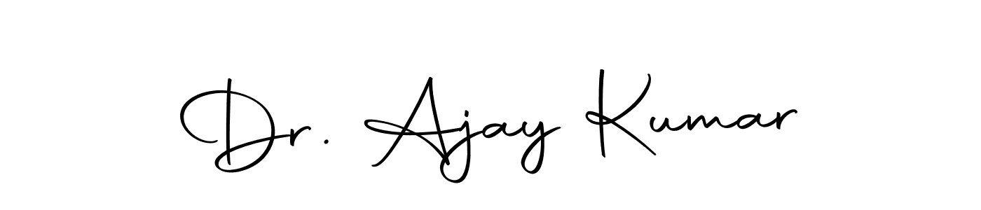 This is the best signature style for the Dr. Ajay Kumar name. Also you like these signature font (Autography-DOLnW). Mix name signature. Dr. Ajay Kumar signature style 10 images and pictures png