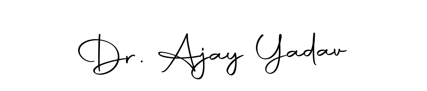 Here are the top 10 professional signature styles for the name Dr. Ajay Yadav. These are the best autograph styles you can use for your name. Dr. Ajay Yadav signature style 10 images and pictures png