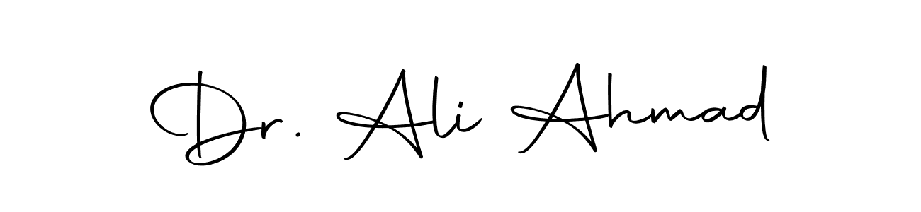 Dr. Ali Ahmad stylish signature style. Best Handwritten Sign (Autography-DOLnW) for my name. Handwritten Signature Collection Ideas for my name Dr. Ali Ahmad. Dr. Ali Ahmad signature style 10 images and pictures png