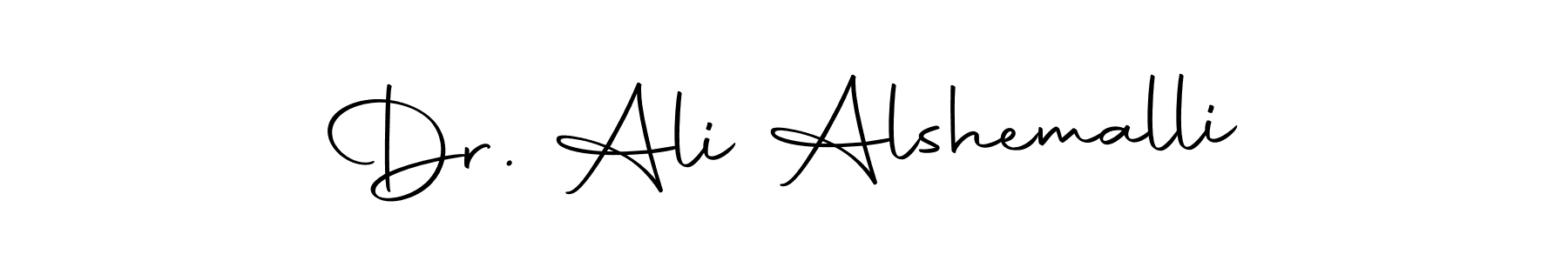 Also we have Dr. Ali Alshemalli name is the best signature style. Create professional handwritten signature collection using Autography-DOLnW autograph style. Dr. Ali Alshemalli signature style 10 images and pictures png