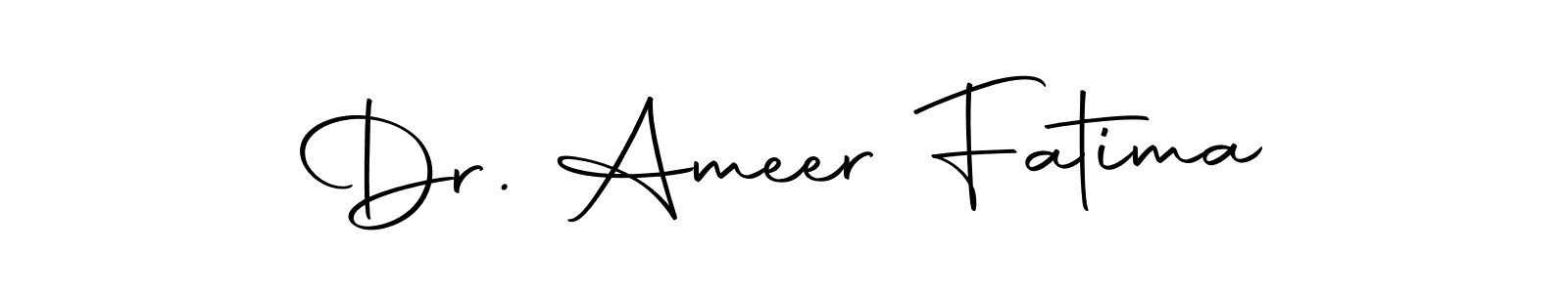 Autography-DOLnW is a professional signature style that is perfect for those who want to add a touch of class to their signature. It is also a great choice for those who want to make their signature more unique. Get Dr. Ameer Fatima name to fancy signature for free. Dr. Ameer Fatima signature style 10 images and pictures png