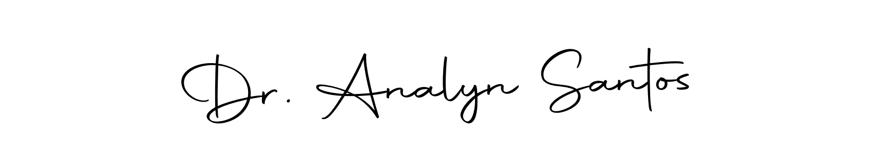 You should practise on your own different ways (Autography-DOLnW) to write your name (Dr. Analyn Santos) in signature. don't let someone else do it for you. Dr. Analyn Santos signature style 10 images and pictures png