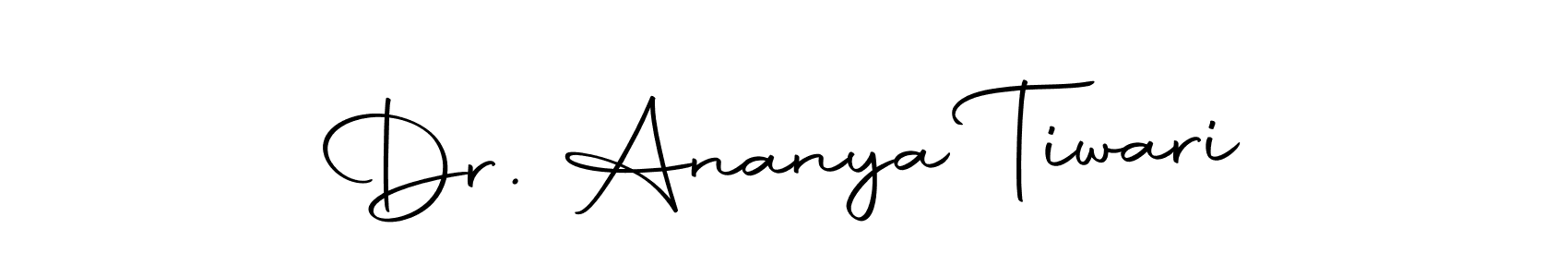 Also we have Dr. Ananya Tiwari name is the best signature style. Create professional handwritten signature collection using Autography-DOLnW autograph style. Dr. Ananya Tiwari signature style 10 images and pictures png