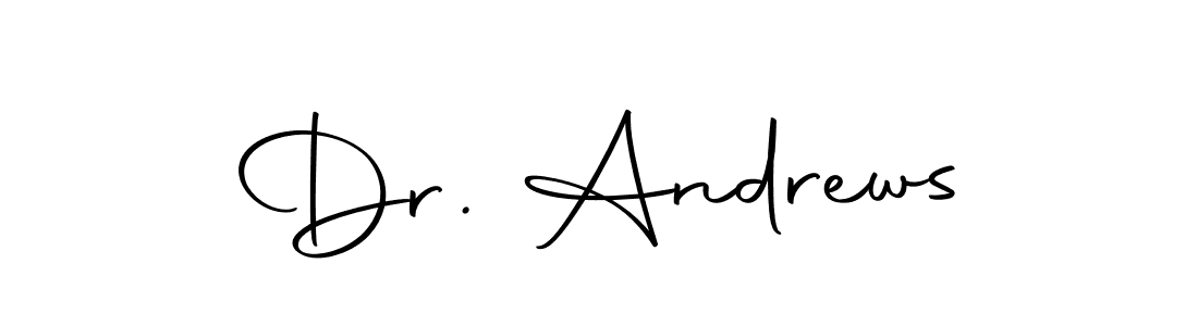 Similarly Autography-DOLnW is the best handwritten signature design. Signature creator online .You can use it as an online autograph creator for name Dr. Andrews. Dr. Andrews signature style 10 images and pictures png