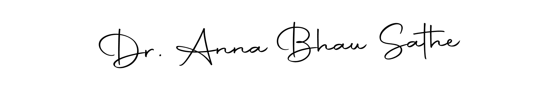 Make a beautiful signature design for name Dr. Anna Bhau Sathe. Use this online signature maker to create a handwritten signature for free. Dr. Anna Bhau Sathe signature style 10 images and pictures png