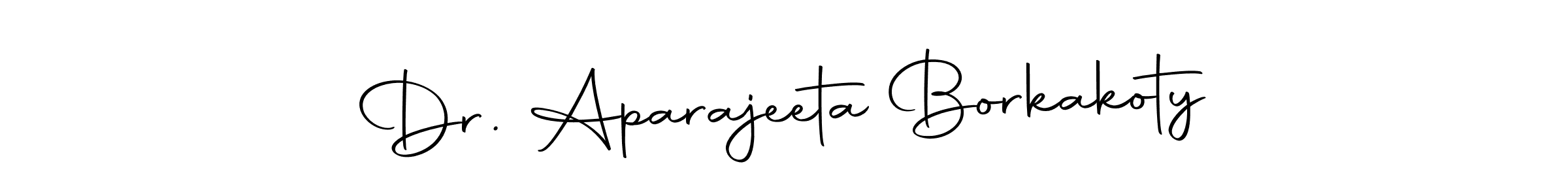How to make Dr. Aparajeeta Borkakoty signature? Autography-DOLnW is a professional autograph style. Create handwritten signature for Dr. Aparajeeta Borkakoty name. Dr. Aparajeeta Borkakoty signature style 10 images and pictures png
