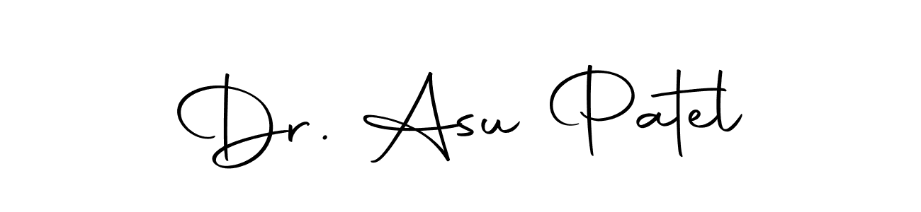 The best way (Autography-DOLnW) to make a short signature is to pick only two or three words in your name. The name Dr. Asu Patel include a total of six letters. For converting this name. Dr. Asu Patel signature style 10 images and pictures png