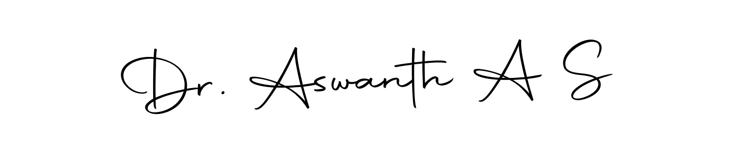 Once you've used our free online signature maker to create your best signature Autography-DOLnW style, it's time to enjoy all of the benefits that Dr. Aswanth A S name signing documents. Dr. Aswanth A S signature style 10 images and pictures png