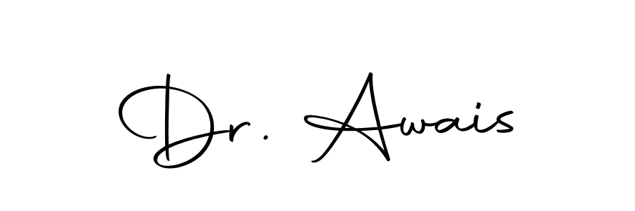 Use a signature maker to create a handwritten signature online. With this signature software, you can design (Autography-DOLnW) your own signature for name Dr. Awais. Dr. Awais signature style 10 images and pictures png