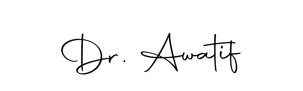 Here are the top 10 professional signature styles for the name Dr. Awatif. These are the best autograph styles you can use for your name. Dr. Awatif signature style 10 images and pictures png