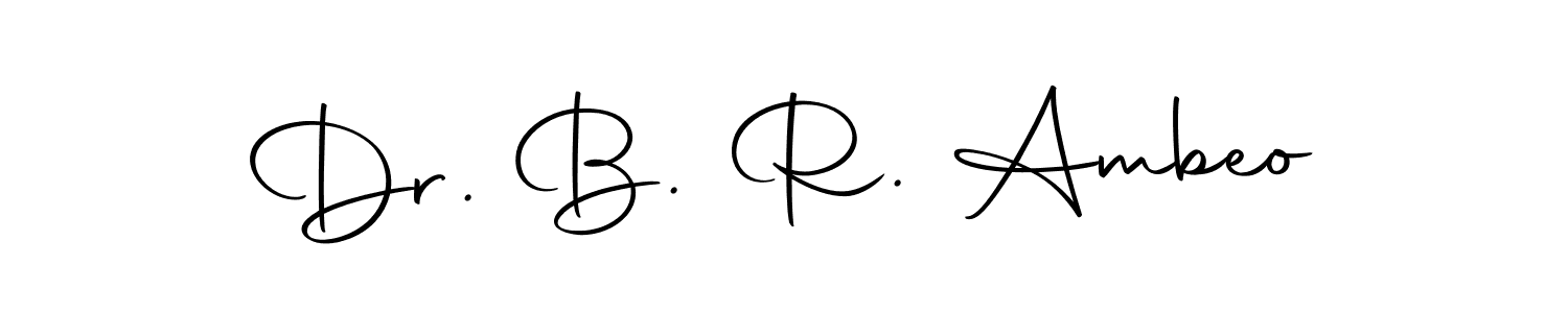 You should practise on your own different ways (Autography-DOLnW) to write your name (Dr. B. R. Ambeo) in signature. don't let someone else do it for you. Dr. B. R. Ambeo signature style 10 images and pictures png